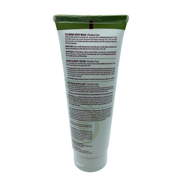 Terra Essentials All Natural Body Wash Red Currant Thyme 4 Fl Oz Discontinued - Picture 2 of 2
